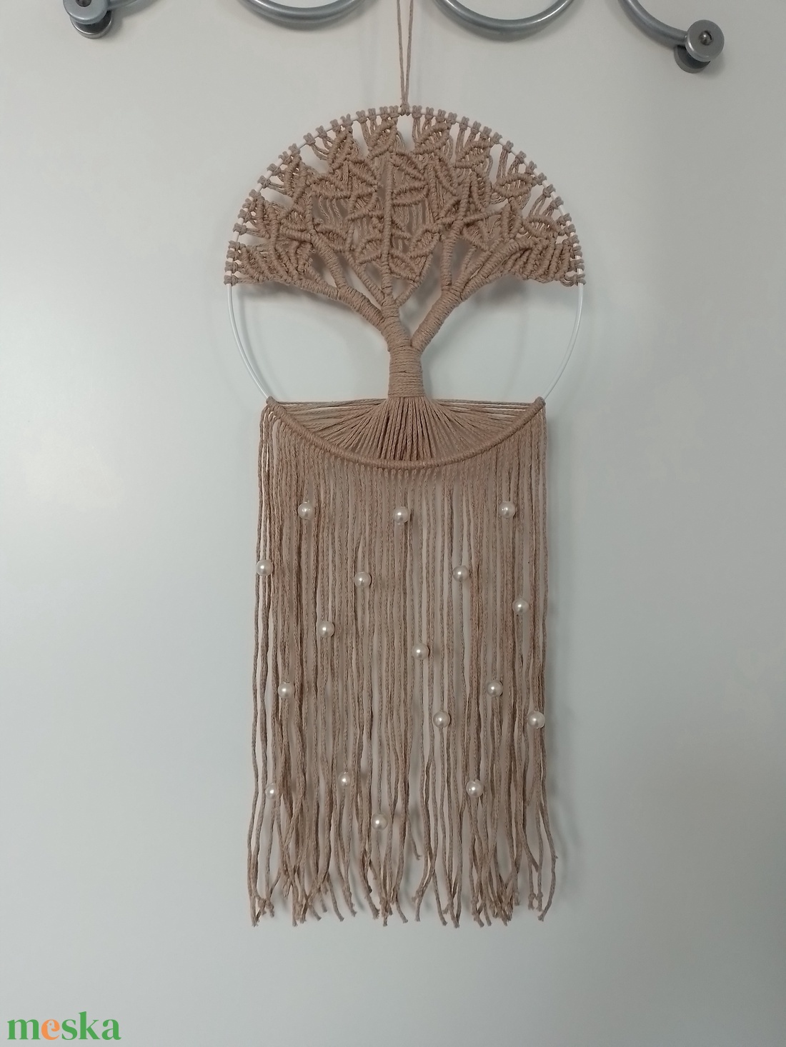 életfa 20 cm átmérőjű karikán - otthon & életmód - dekoráció - spiritualitás - mandala - Meska.hu