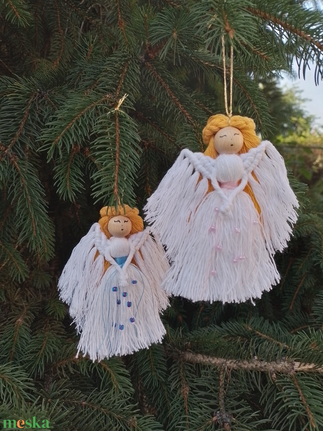 aranyhajas angyalkák 11-12 cm - karácsony - karácsonyi lakásdekoráció - karácsonyfadíszek - Meska.hu aranyhajas angyalkák 11-12 cm - karácsony - karácsonyi lakásdekoráció - karácsonyfadíszek - Meska.hu