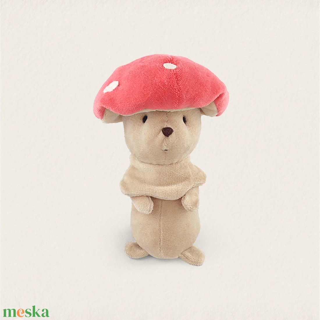 Fungi, egy kicsiny gomba bézs színben - játék & sport - plüssállat & játékfigura - más figura - Meska.hu