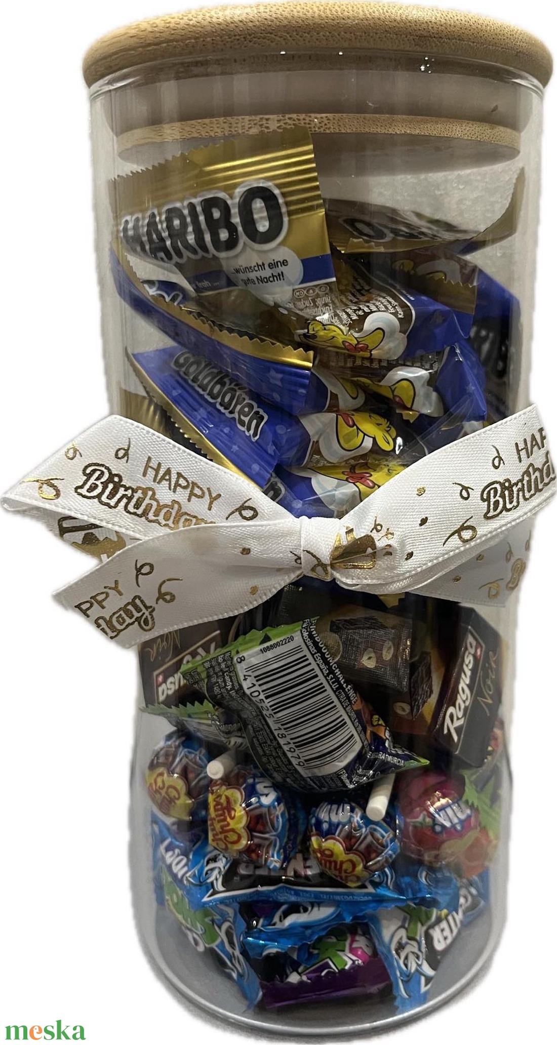 Édesség Nasi Mix üvegben - Egyedi felirattal kérhető, barátnak, családtagnak, nagyinak - élelmiszer - édesség - Meska.hu