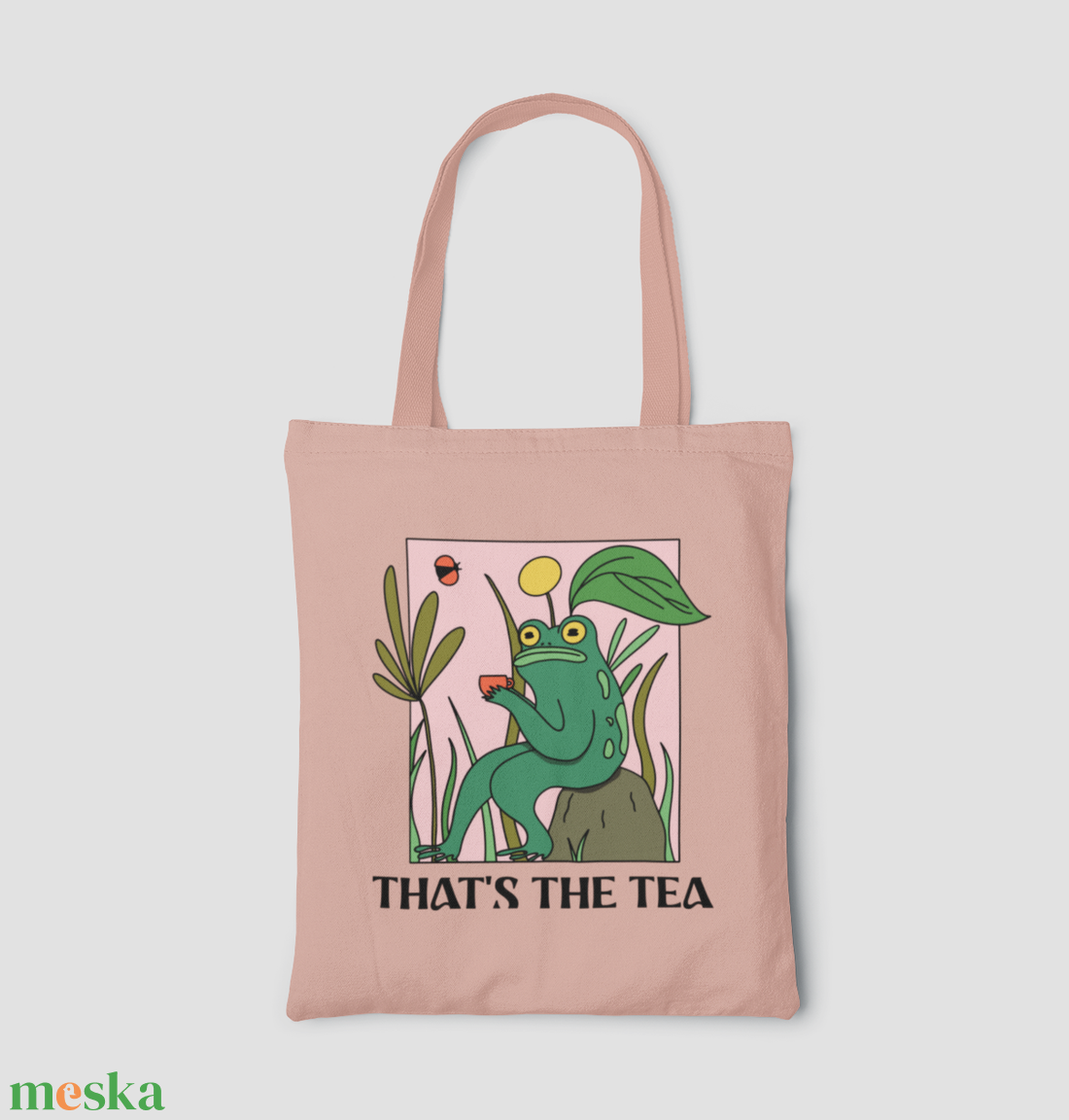 That's the Tea - Békás vászontáska - táska & tok - bevásárlás & shopper táska - shopper, textiltáska, szatyor - Meska.hu