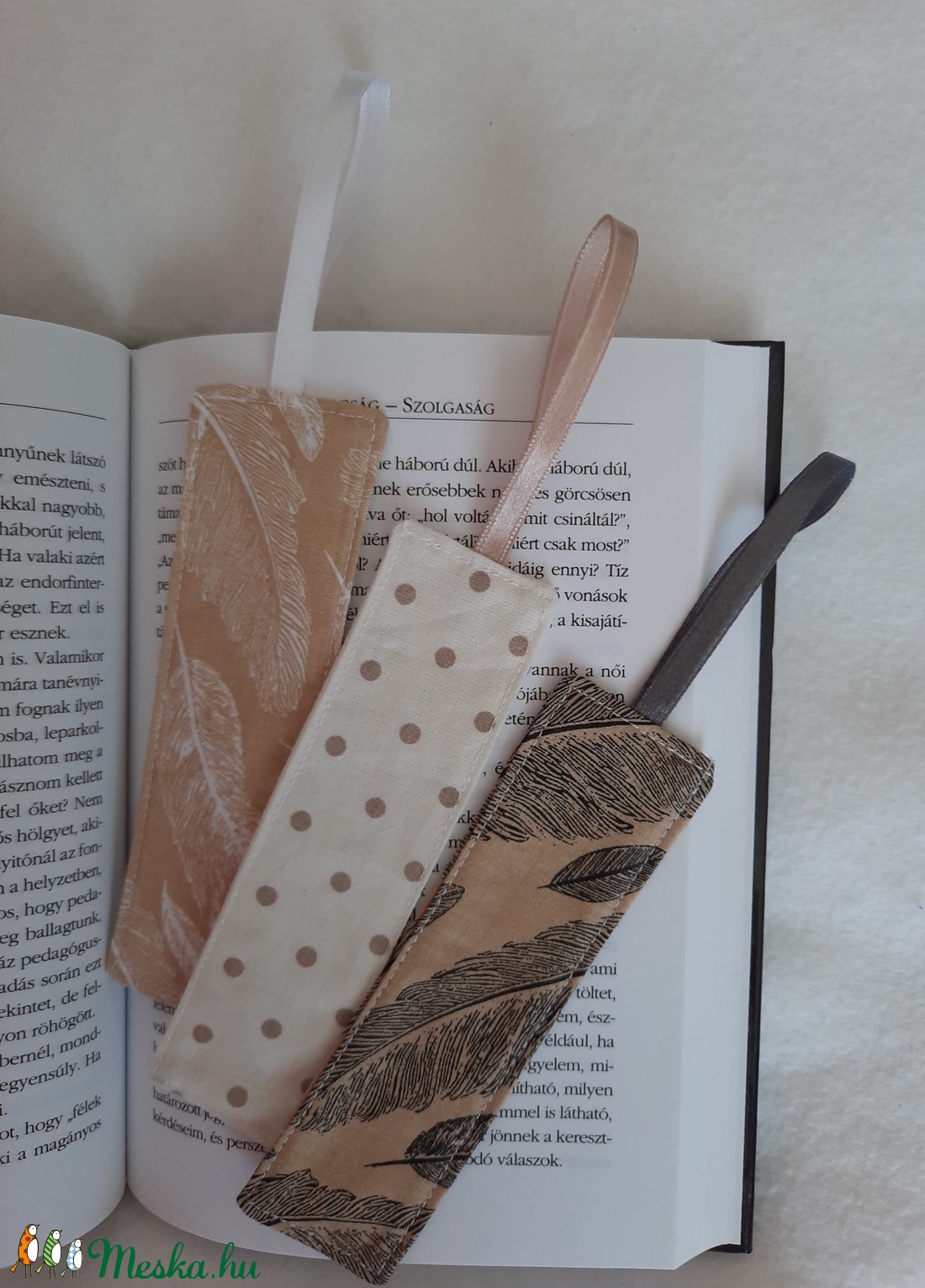 Textil - Könyvjelző  - otthon & életmód - papír, írószer - Meska.hu