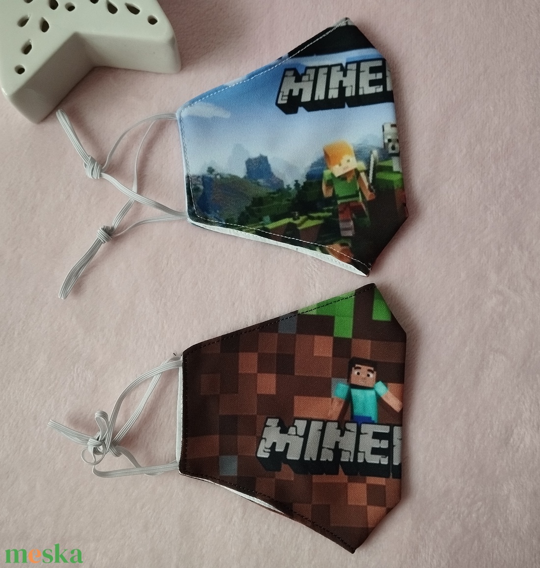 Minecraft maszk 2db/csomag  - ruha & divat - maszk, arcmaszk - férfi & uniszex - Meska.hu