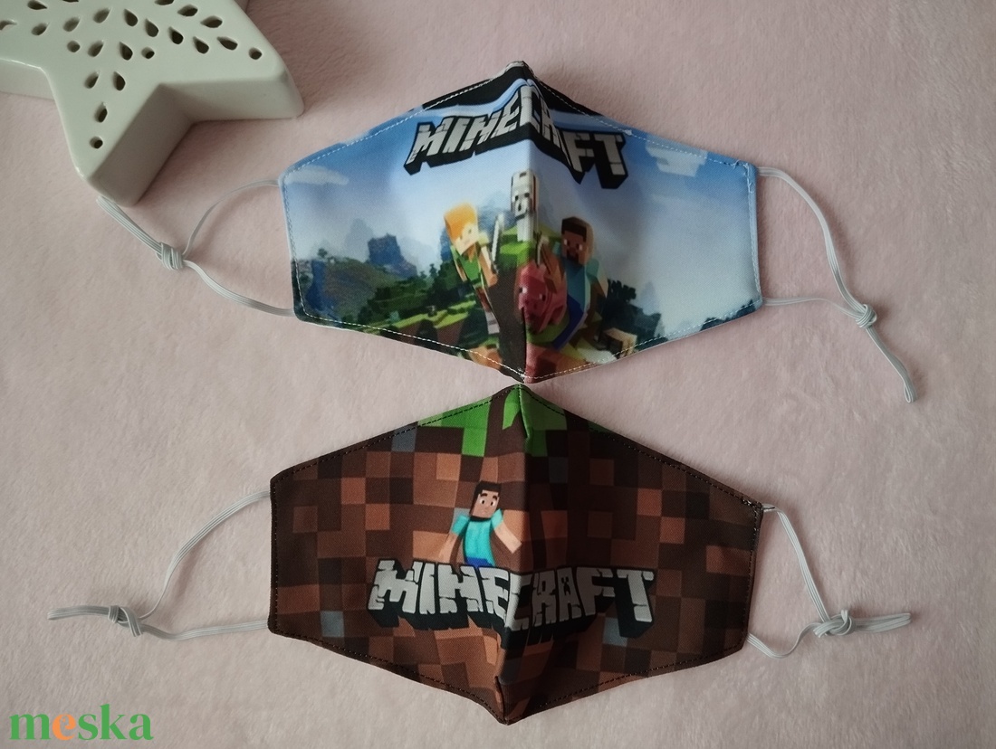 Minecraft maszk 2db/csomag  - ruha & divat - maszk, arcmaszk - férfi & uniszex - Meska.hu