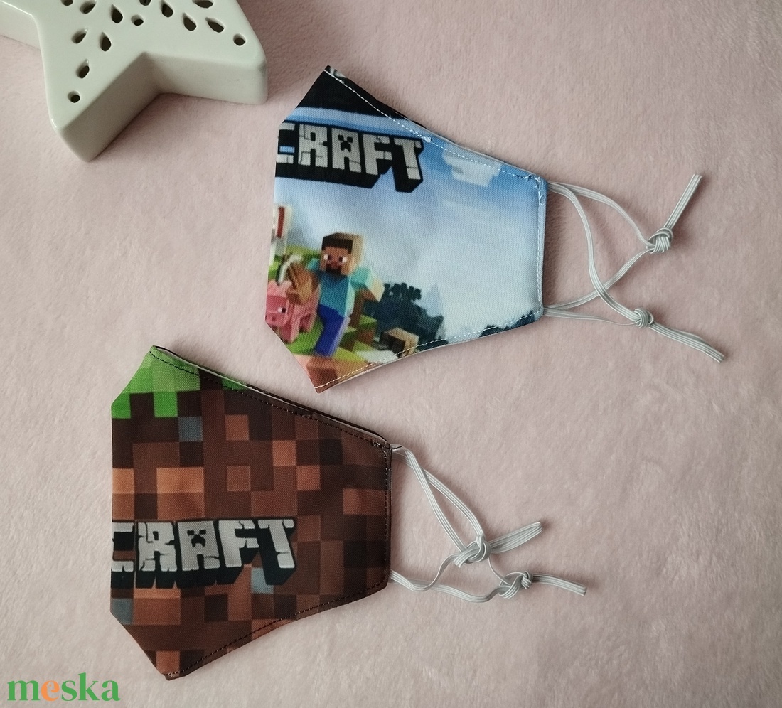 Minecraft maszk 2db/csomag  - ruha & divat - maszk, arcmaszk - férfi & uniszex - Meska.hu