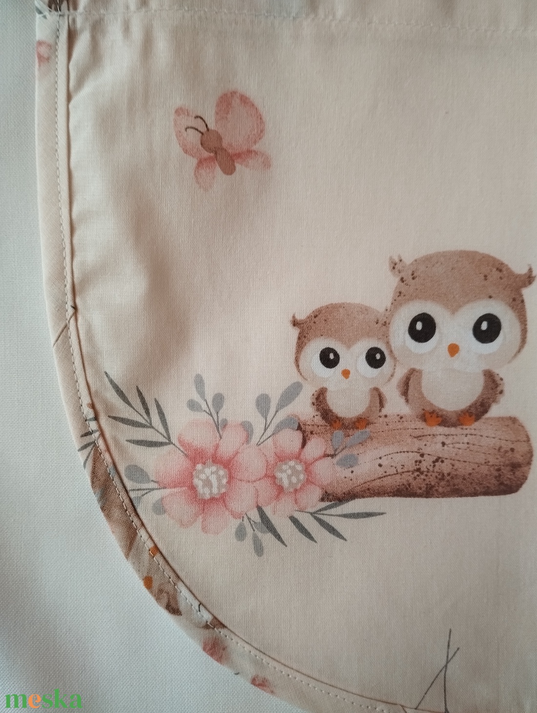 Női fehér lapköpeny,mintás zsebbel , ovis , munkaruha  - ruha & divat - női ruha - tunika - Meska.hu