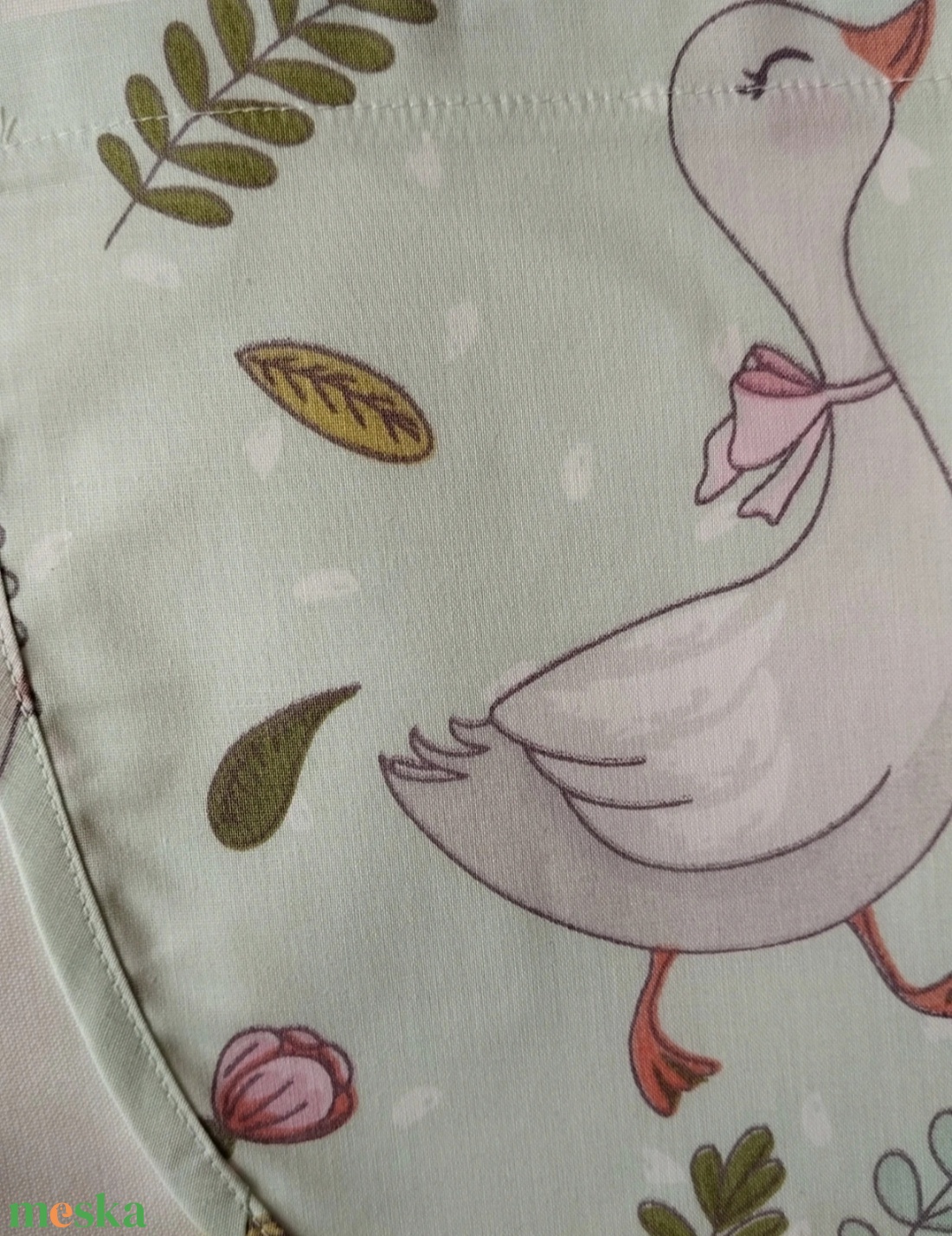 Női fehér lapköpeny, Unikornis  mintás zsebbel , ovis , munkaruha  - ruha & divat - női ruha - tunika - Meska.hu