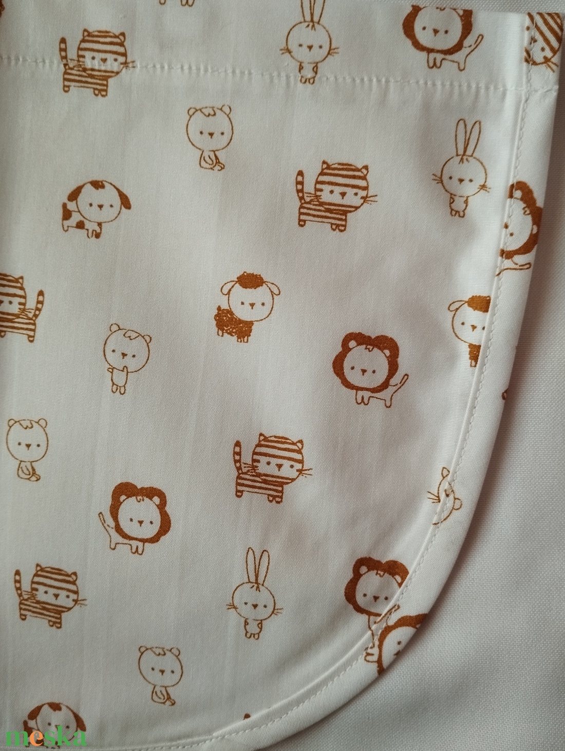 Női fehér lapköpeny, Állat � ���mintás zsebbel , ovis , munkaruha  - ruha & divat - női ruha - tunika - Meska.hu