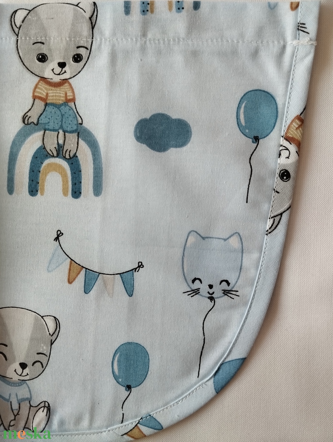 Női fehér lapköpeny,Maci � mintás zsebbel , ovis , munkaruha  - ruha & divat - női ruha - tunika - Meska.hu