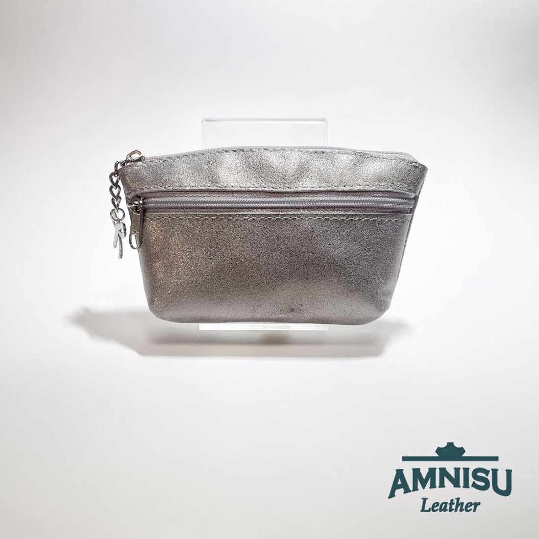 Ezüst kettő cipzáras kulcstartó B1004 - táska & tok - kulcstartó & táskadísz - kulcstartó - Meska.hu