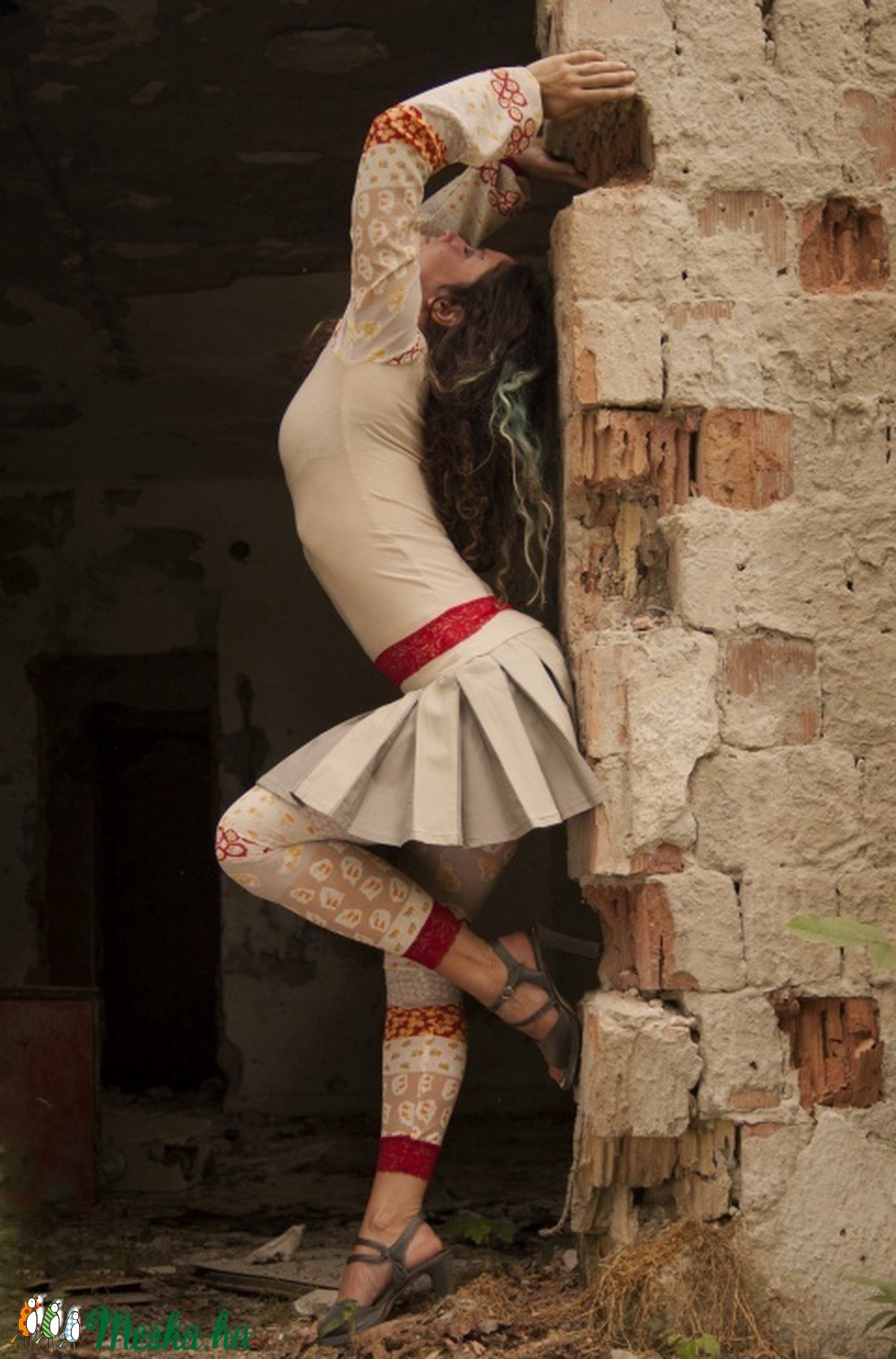 Drapp mintás leggings - - Meska.hu Drapp mintás leggings - - Meska.hu