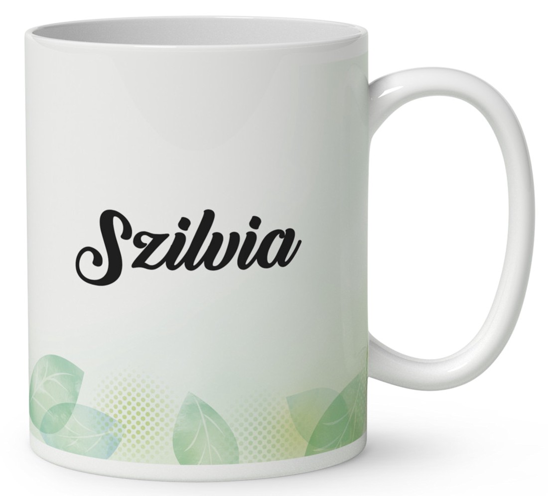 Névvel kérhető - Hintázós napraforgós manó lány mintás bögre - otthon & életmód - konyhafelszerelés, tálalás - tálalás - bögre & csésze - Meska.hu