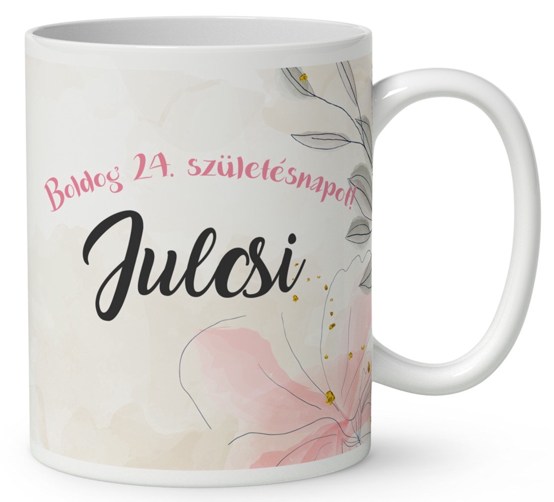 Névvel kérhető - Szülinapi lufis katica mintás bögre - otthon & életmód - konyhafelszerelés, tálalás - tálalás - bögre & csésze - Meska.hu