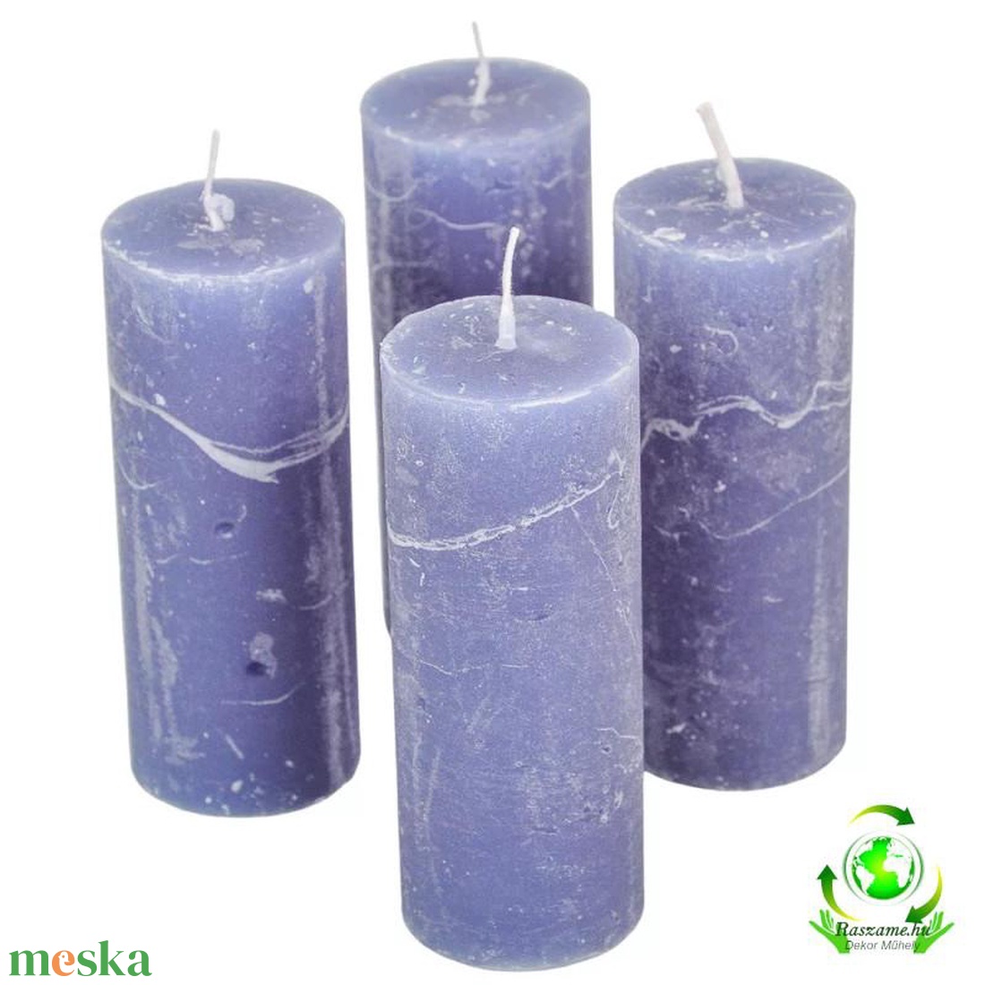 Rusztikus gyertya 40 x 100 mm - acélkék - kellékek & szerszámok - vegyes alapanyag - Meska.hu Rusztikus gyertya 40 x 100 mm - acélkék - kellékek & szerszámok - vegyes alapanyag - Meska.hu