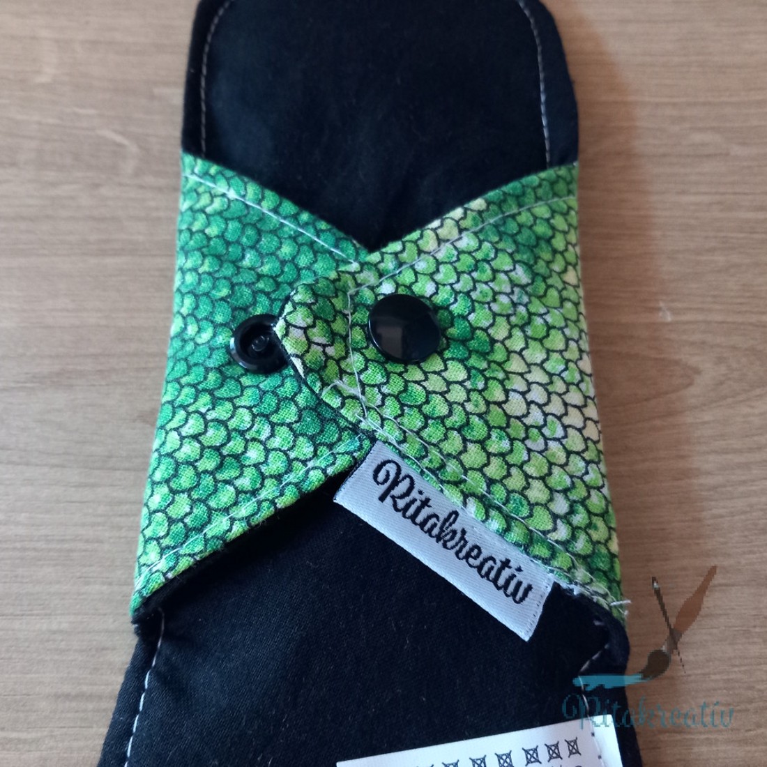 Kígyóbőr mosható betét 22cm - szépségápolás - intim higiénia - intimbetét - Meska.hu