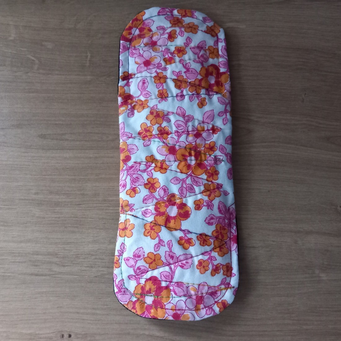 Narancs virág mosható betét 22cm - szépségápolás - intim higiénia - intimbetét - Meska.hu