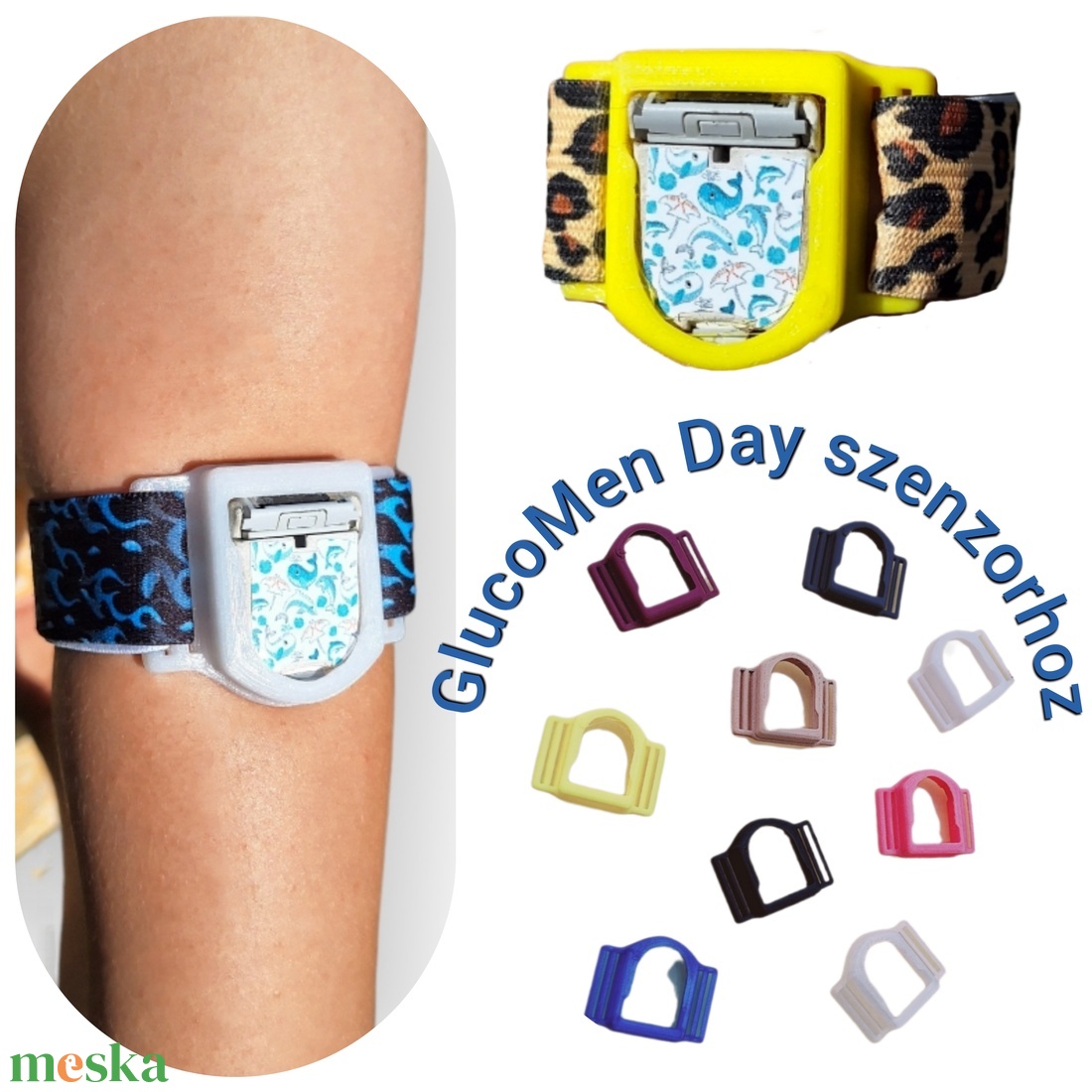 GlucoMen Day szenzorhoz rugalmas keretű szenzorrögzítő karpánt, szenzorpánt - ruha & divat - öv & övcsat - egyéb kellék - Meska.hu GlucoMen Day szenzorhoz rugalmas keretű szenzorrögzítő karpánt, szenzorpánt - ruha & divat - öv & övcsat - egyéb kellék - Meska.hu