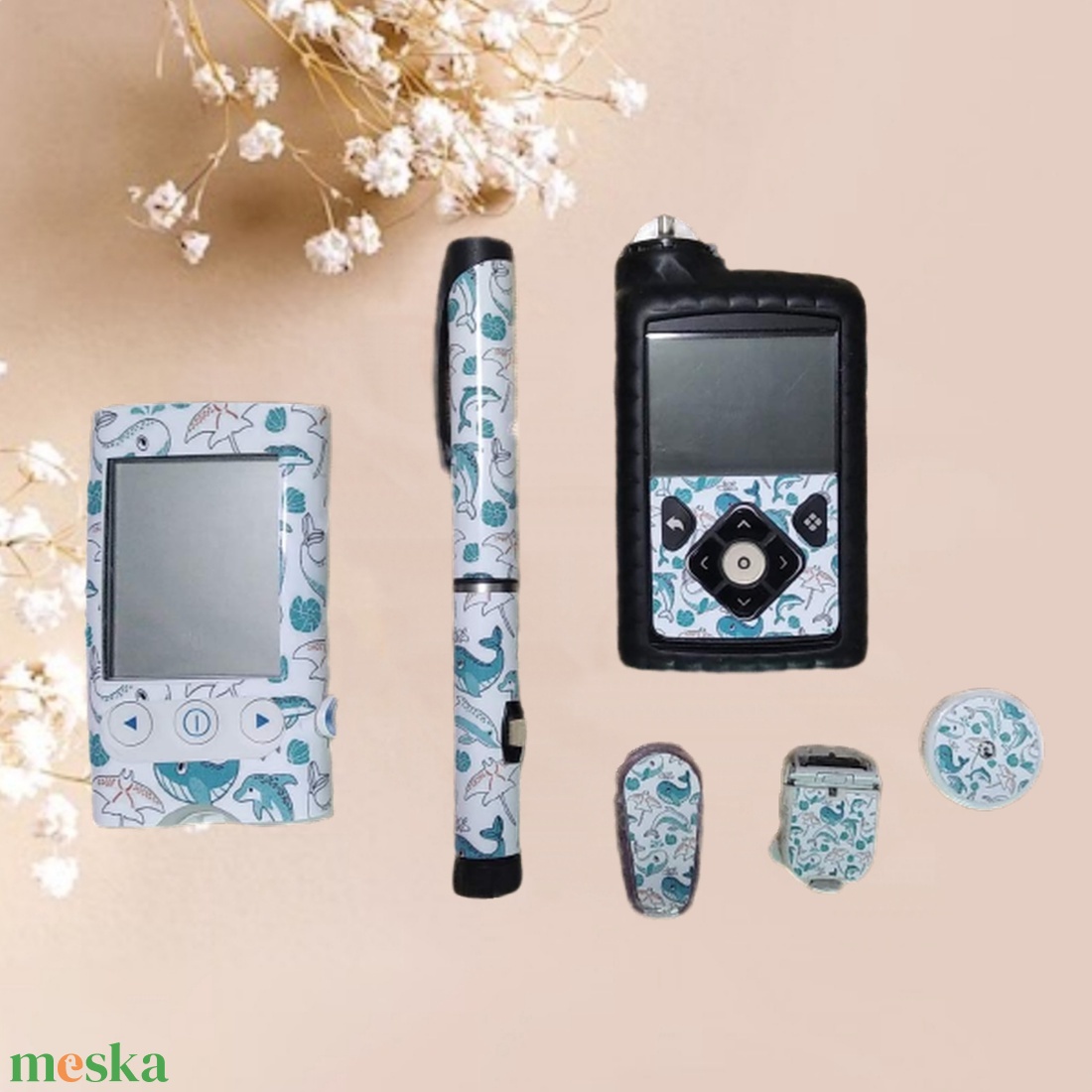 Szenzormatrica Medtronic, Libre, Dexcom, GlucoMen Day, Medtrum TouchCare - otthon & életmód - papír, írószer - matrica, matrica csomag - Meska.hu