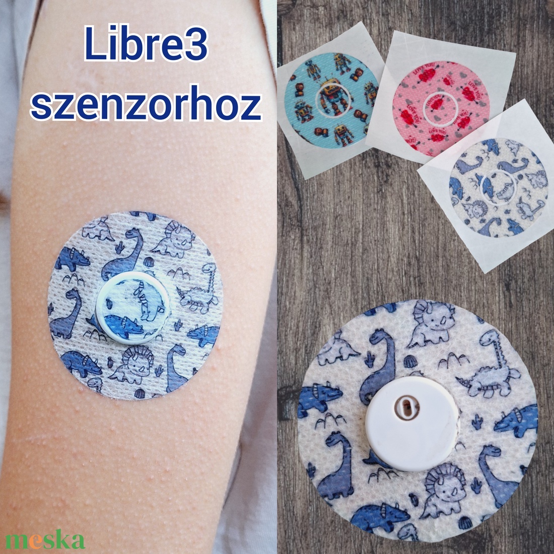 Libre3 vércukormérő szenzorhoz mintás tapasz (szenzortapasz) 5 db/ csomag - szépségápolás - egészségmegőrzési kellékek - vércukormérő szenzor tapasz - Meska.hu Libre3 vércukormérő szenzorhoz mintás tapasz (szenzortapasz) 5 db/ csomag - szépségápolás - egészségmegőrzési kellékek - vércukormérő szenzor tapasz - Meska.hu
