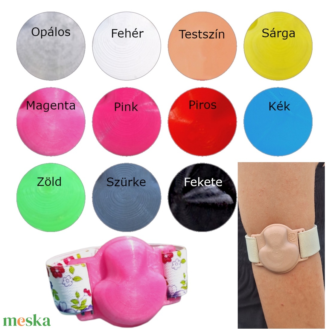 Medtronic szenzorhoz rugalmas szenzorrögzítő karpánt (rugalmas, teljes fedésű keret) szenzorpánt - szépségápolás - egészségmegőrzési kellékek - szenzorrögzítő pánt - Meska.hu