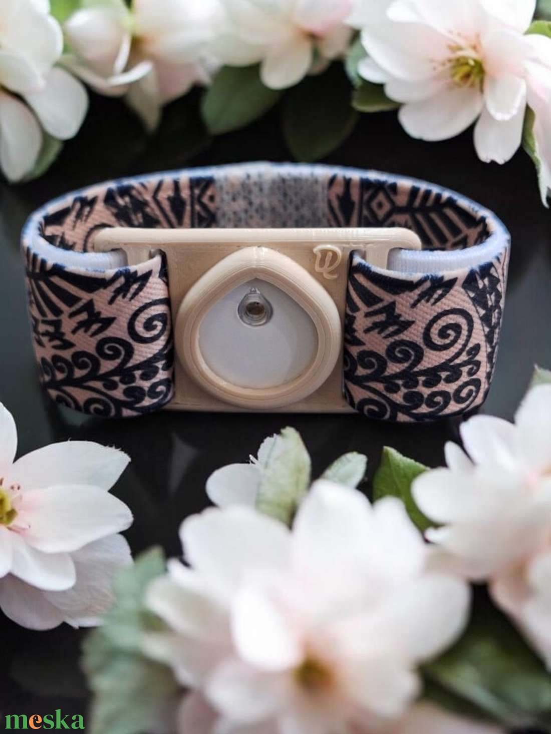 LinX Vista szenzorhoz rugalmas szenzortartó (rugalmas keretű szenzorpánt) - szépségápolás - egészségmegőrzési kellékek - szenzorrögzítő pánt - Meska.hu