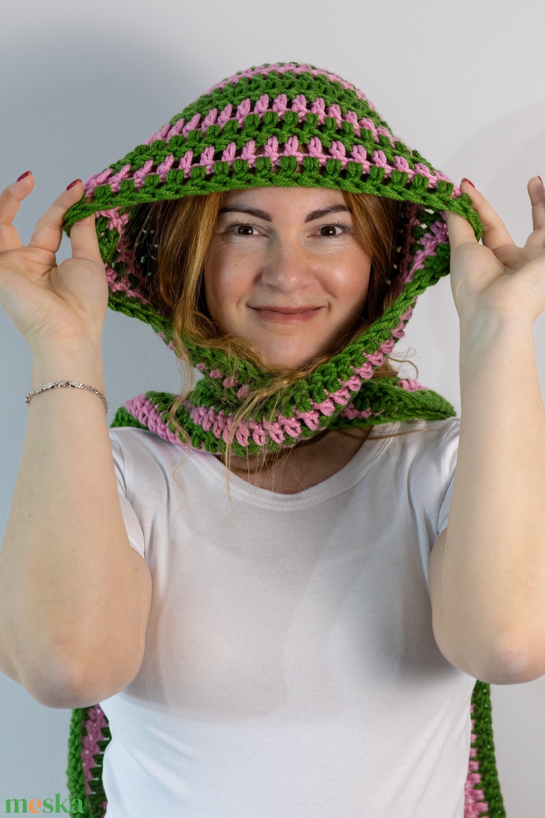 Sapka sál - ruha & divat - sál, sapka, kendő - sapka & sál szett - Meska.hu