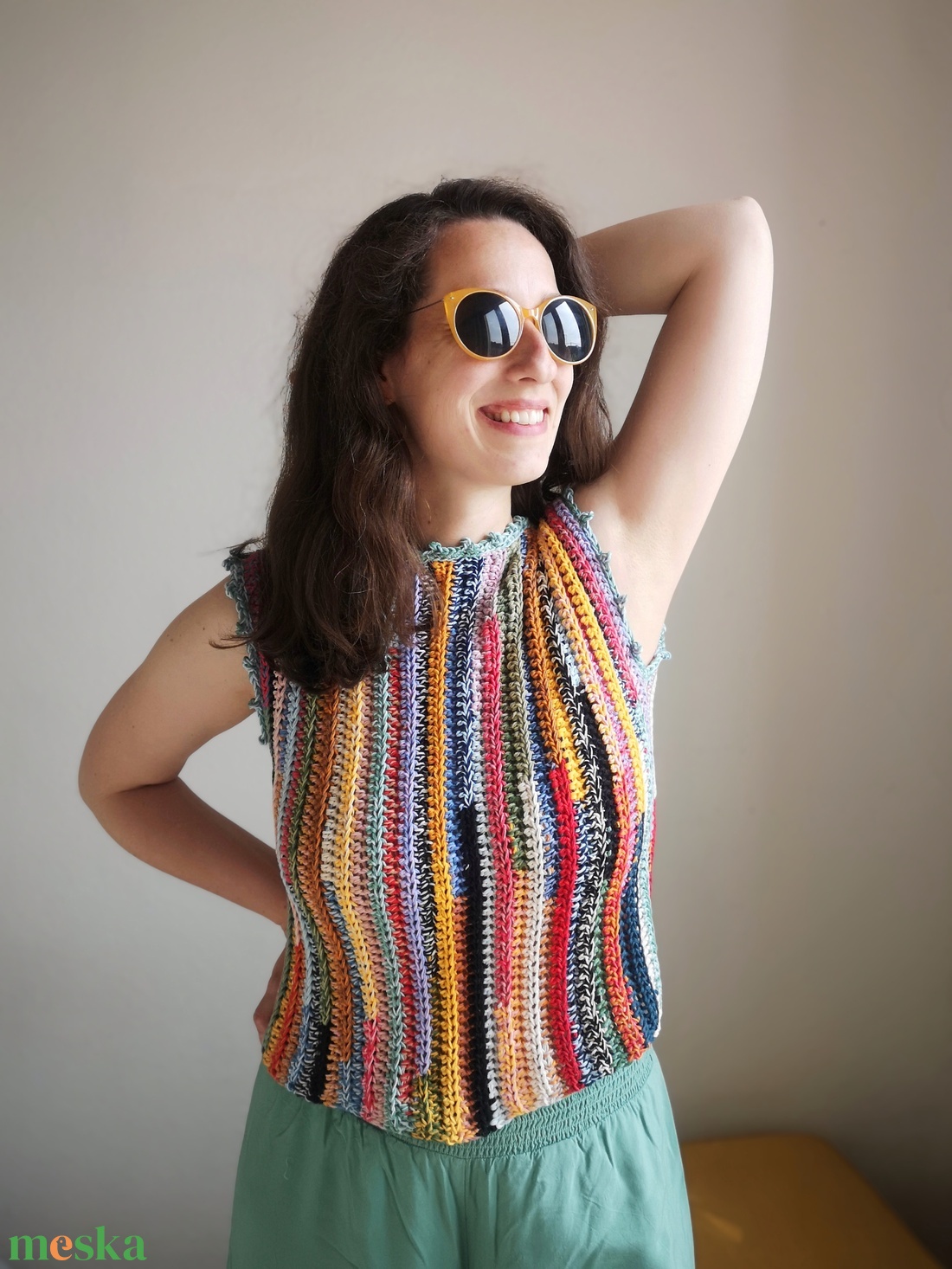 Kötött hatású duó � MIA and LYLA Top Mintacsomag (2 az 1-ben) - diy (csináld magad) - szabásminta, útmutató - horgolási minta - Meska.hu