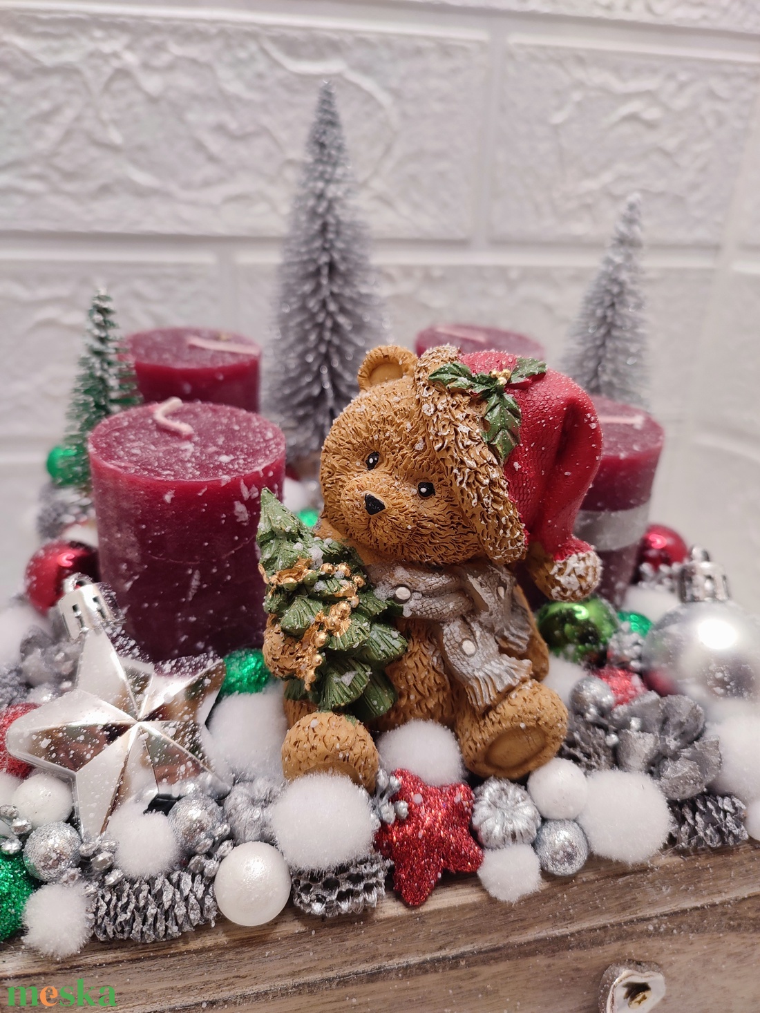 Ládikós, macis adventi asztaldísz - karácsony - adventi díszek - adventi asztaldísz - Meska.hu Ládikós, macis adventi asztaldísz - karácsony - adventi díszek - adventi asztaldísz - Meska.hu