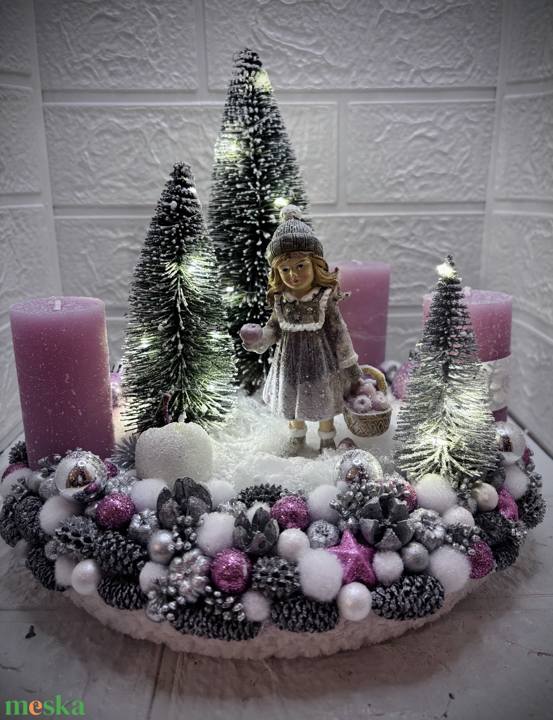 Vilgítós adventi koszorú - karácsony - adventi díszek - adventi koszorú - Meska.hu Vilgítós adventi koszorú - karácsony - adventi díszek - adventi koszorú - Meska.hu