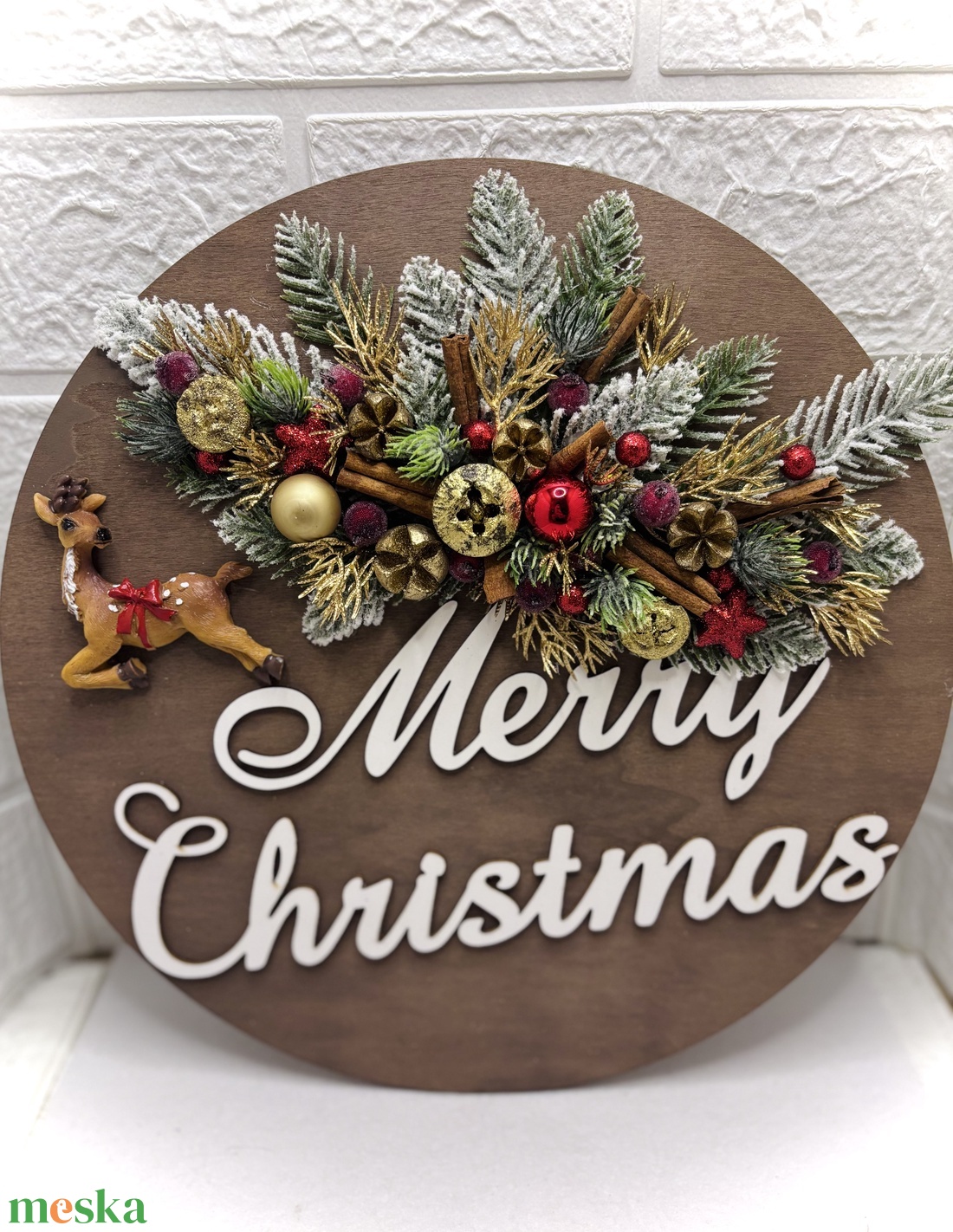 Adventi ajtódísz - karácsony - adventi díszek - adventi ajtódísz - Meska.hu