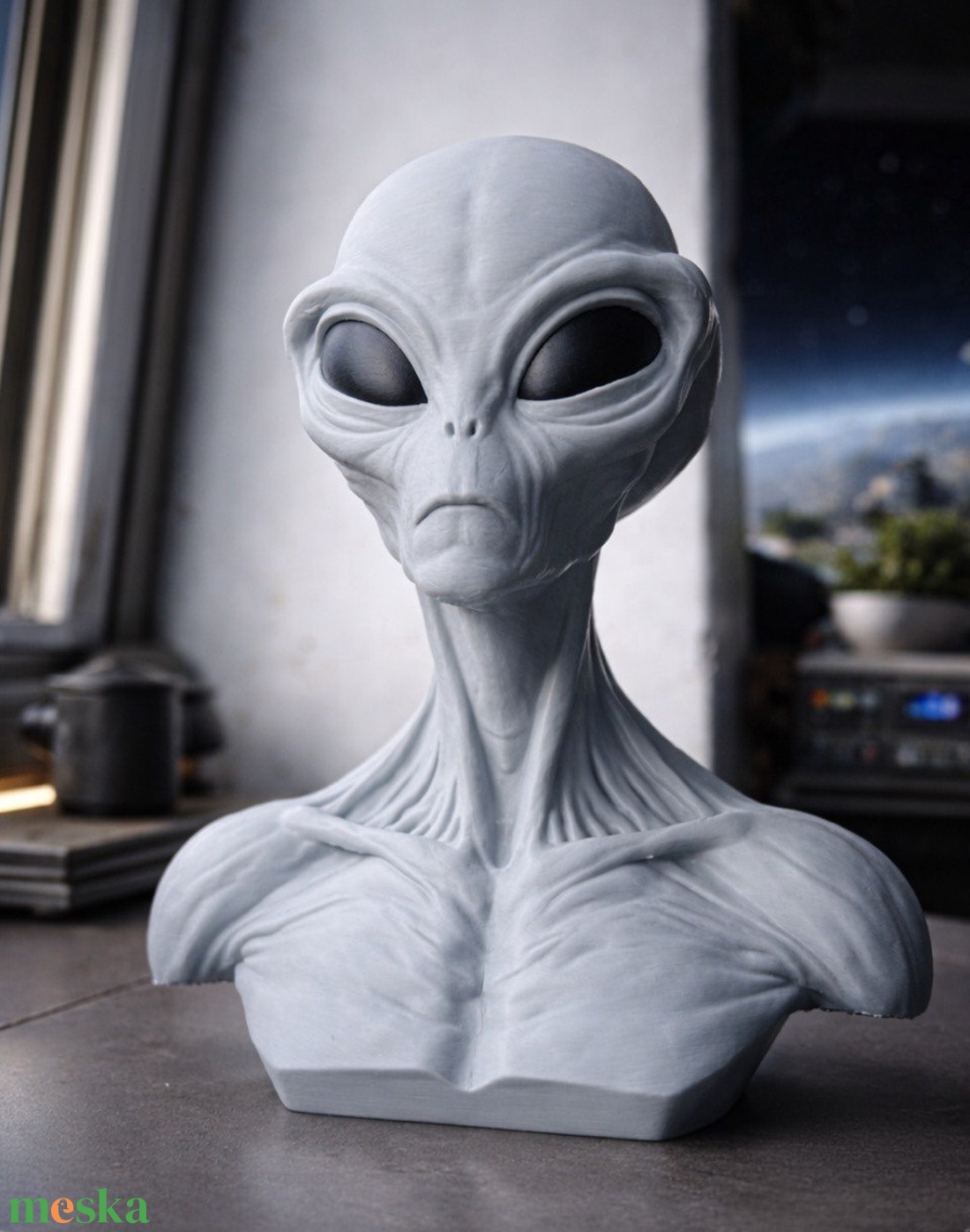 � Idegen mellszobor � Különleges sci-fi dekoráció gyűjtőknek - otthon & életmód - dekoráció - dekoratív figurák és szobrok - Meska.hu