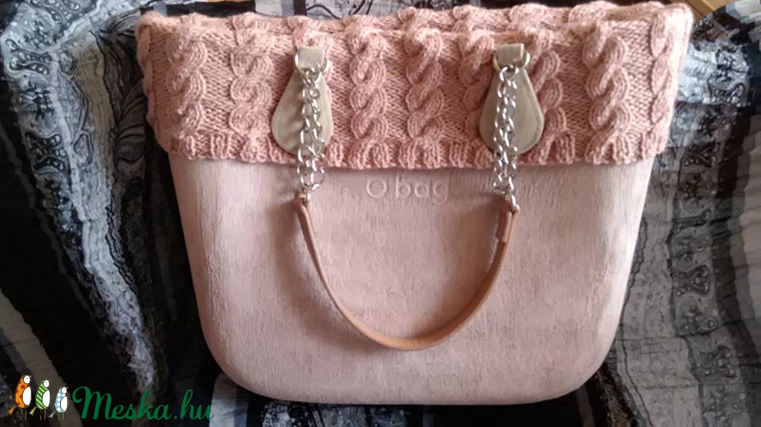 Obag kézzel kötött gallér classic táskára -  - Meska.hu