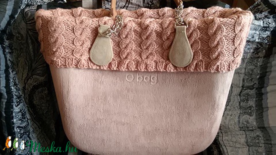 Obag kézzel kötött gallér classic táskára -  - Meska.hu
