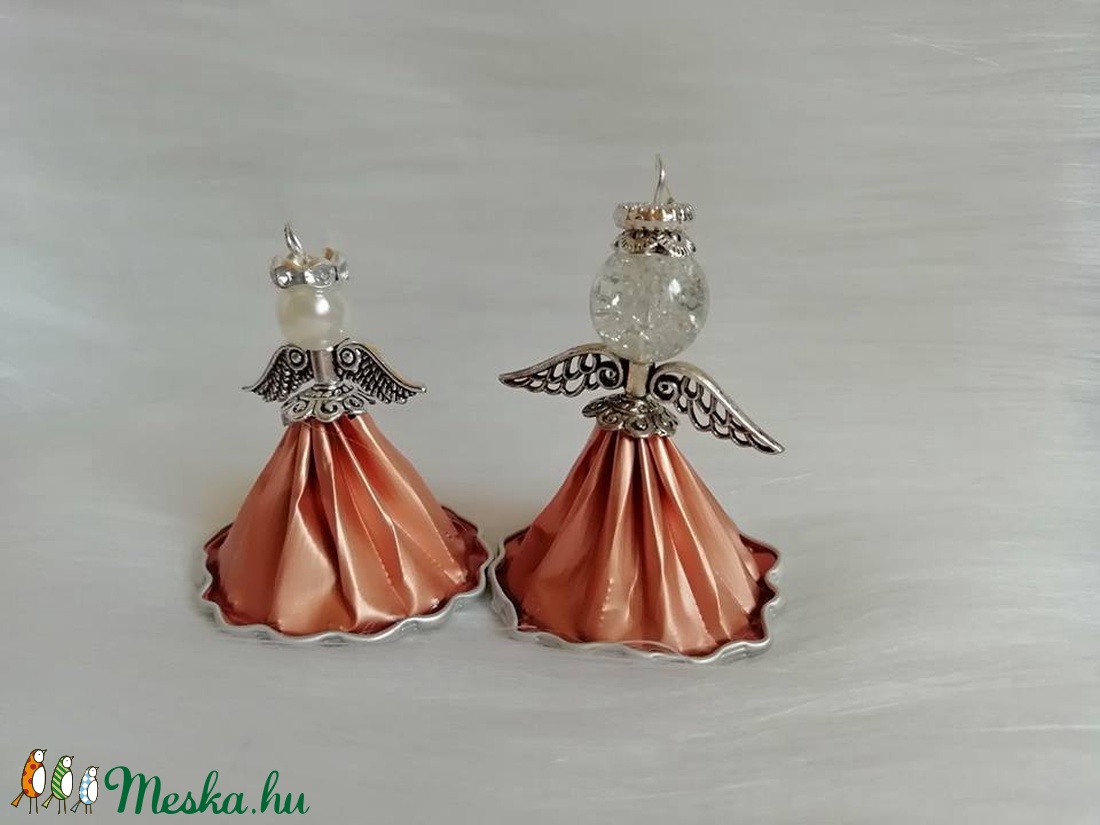 Karácsonyi angyalka kávékapszulából - karácsony - Meska.hu