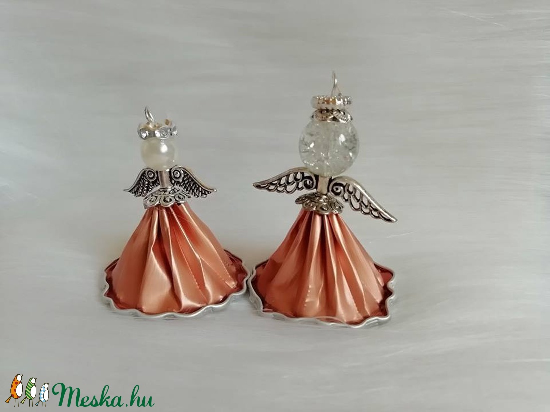 Karácsonyi angyalka kávékapszulából - karácsony - Meska.hu