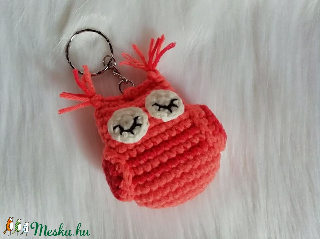 Bagoly Berta- horgolt bagoly kulcstartó - - Meska.hu Bagoly Berta- horgolt bagoly kulcstartó - - Meska.hu