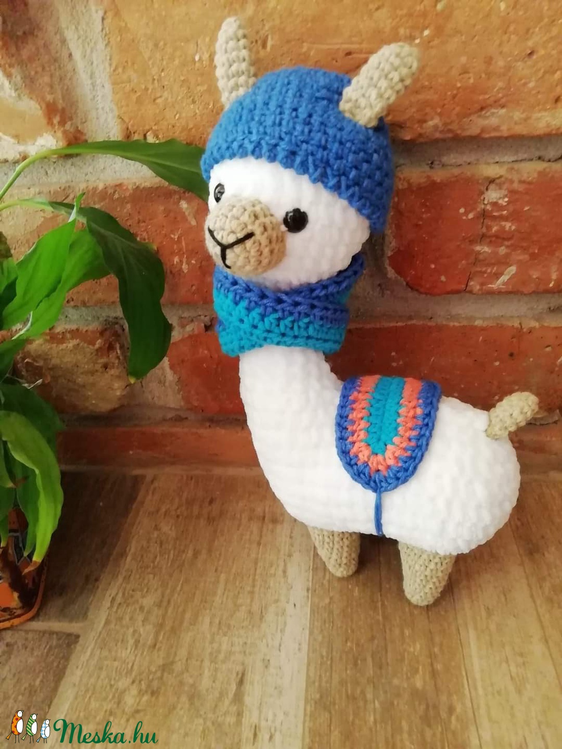 Horgolt Láma  - otthon & életmód - dekoráció - dísztárgy - Meska.hu