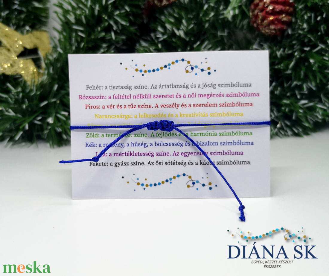 Színharmónia karkötő - Kék - ékszer - karkötő - charm karkötő - Meska.hu Színharmónia karkötő - Kék - ékszer - karkötő - charm karkötő - Meska.hu