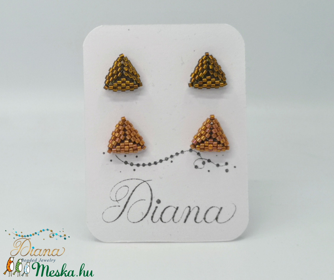 Ear candy fülbevaló szett - Csokoládé és bronz - ékszer - fülbevaló - pötty fülbevaló - Meska.hu Ear candy fülbevaló szett - Csokoládé és bronz - ékszer - fülbevaló - pötty fülbevaló - Meska.hu