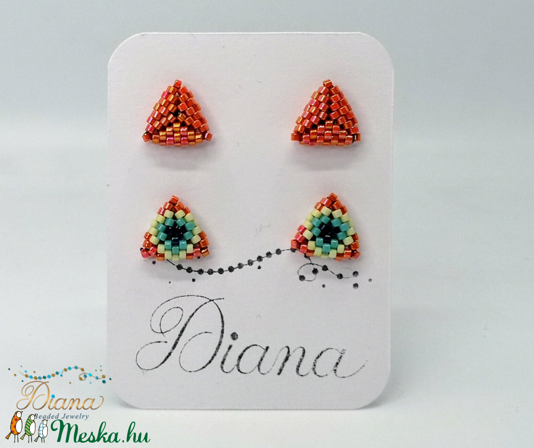 Ear candy fülbevaló szett - Narancs - ékszer - fülbevaló - pötty fülbevaló - Meska.hu Ear candy fülbevaló szett - Narancs - ékszer - fülbevaló - pötty fülbevaló - Meska.hu