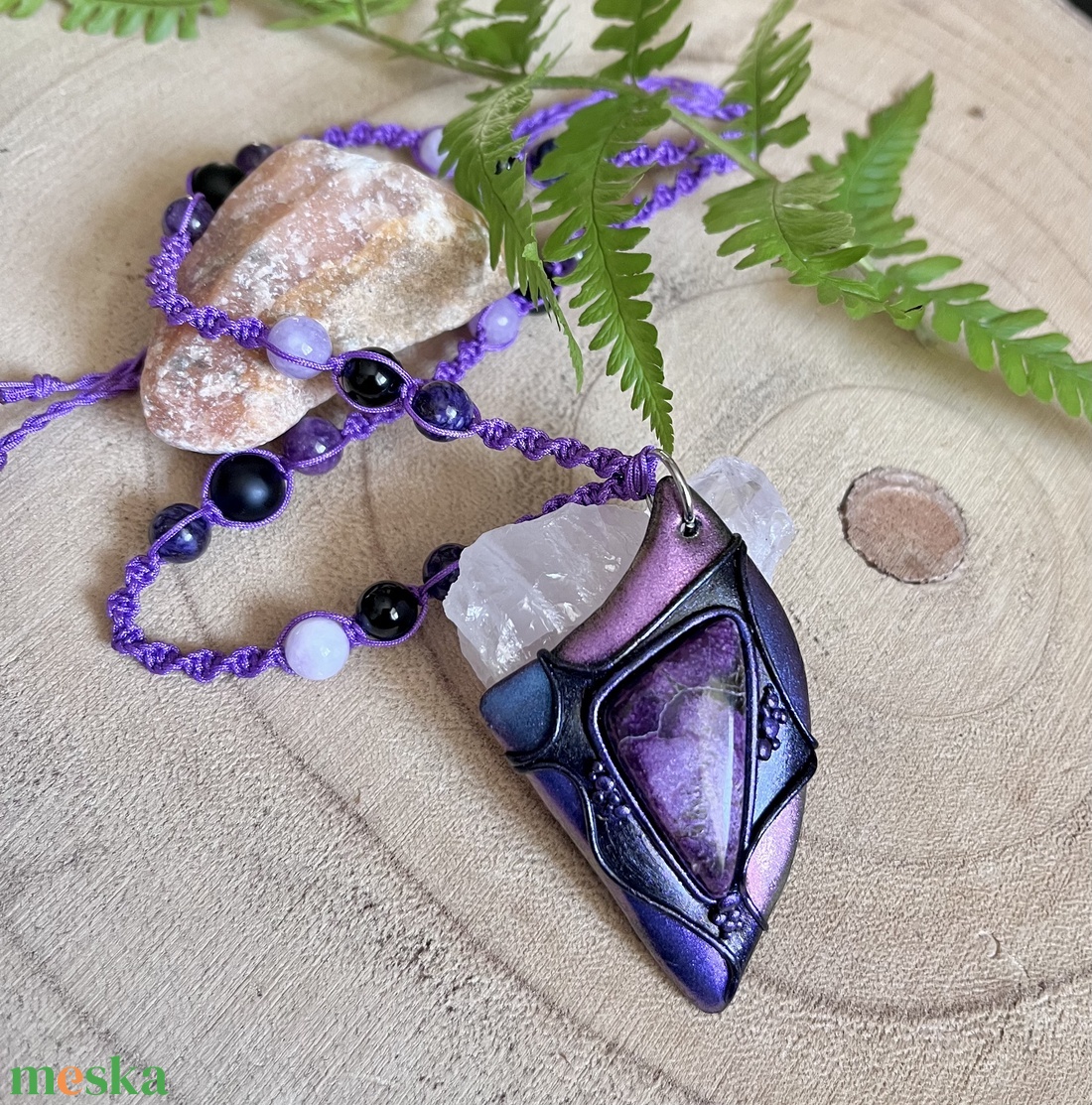 Stichtit nyaklánc - ékszer - nyaklánc - medálos nyaklánc - Meska.hu