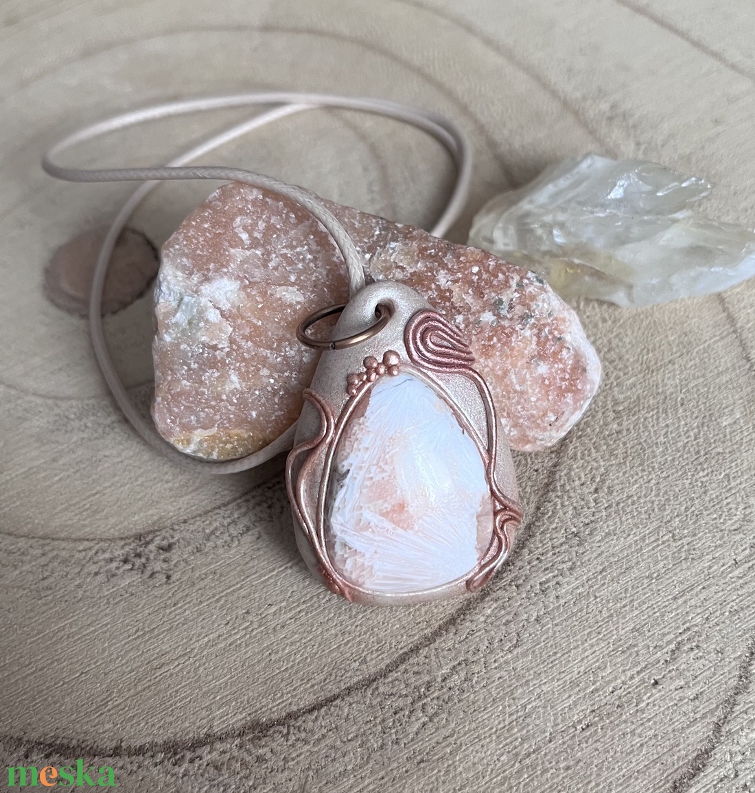 Skolecit medál - ékszer - nyaklánc - medálos nyaklánc - Meska.hu