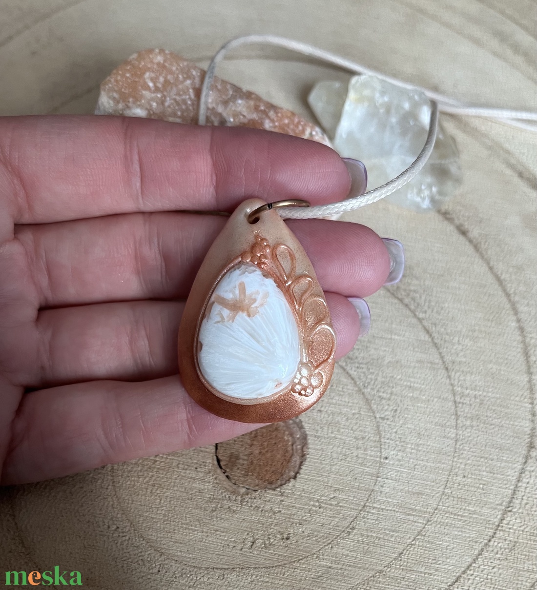 Skolecit medál - ékszer - nyaklánc - medálos nyaklánc - Meska.hu