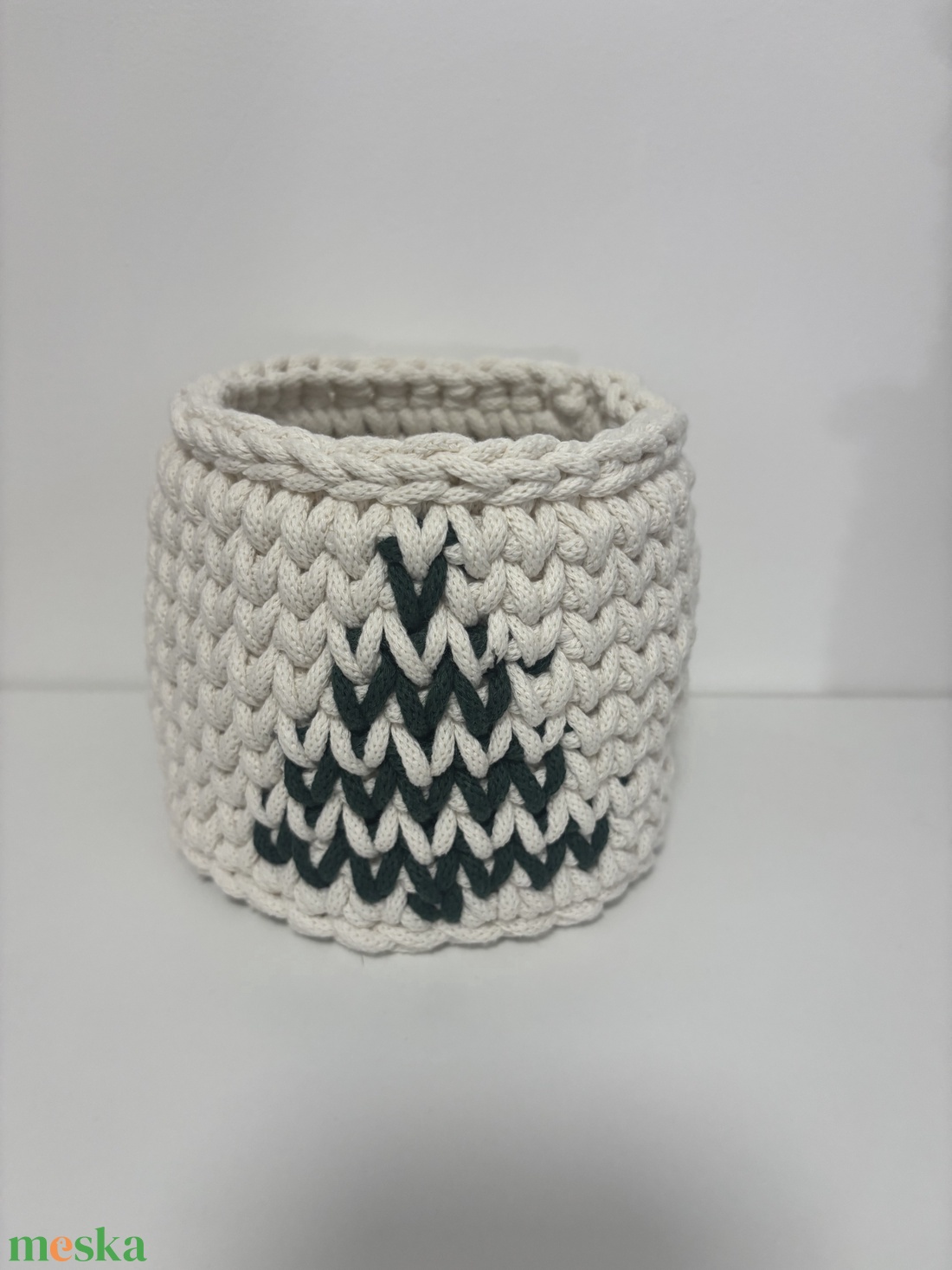 Horgolt karácsonyi tároló - diy (csináld magad) - szabásminta, útmutató - horgolási minta - Meska.hu