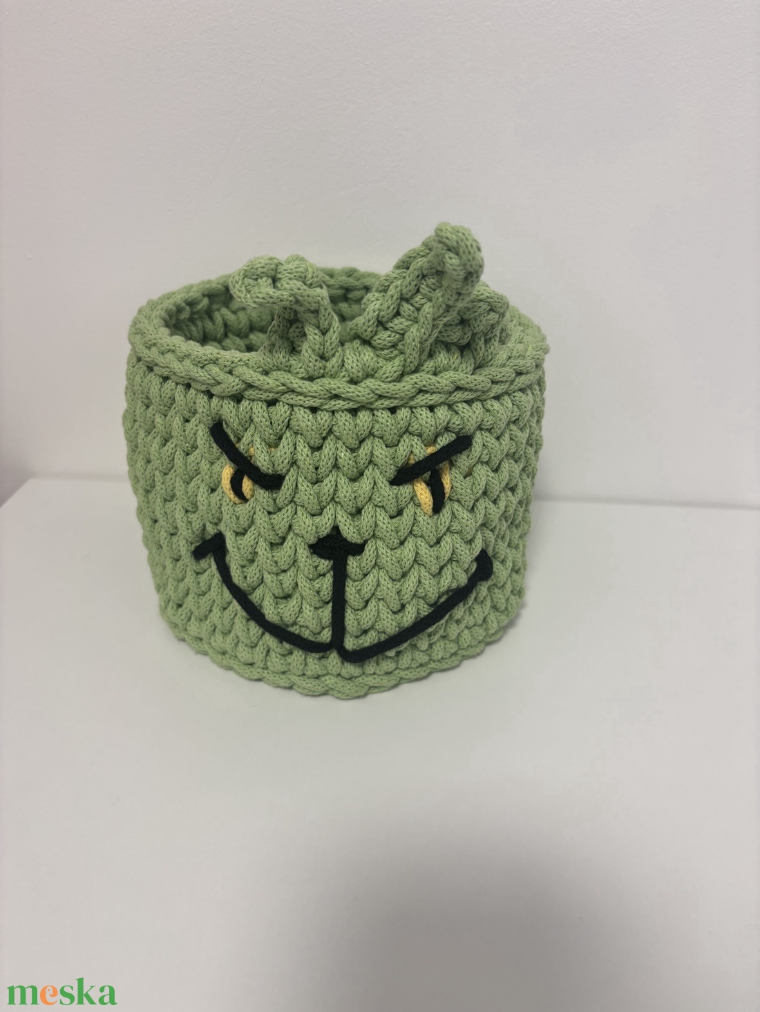 Horgolt Grinch - diy (csináld magad) - szabásminta, útmutató - horgolási minta - Meska.hu