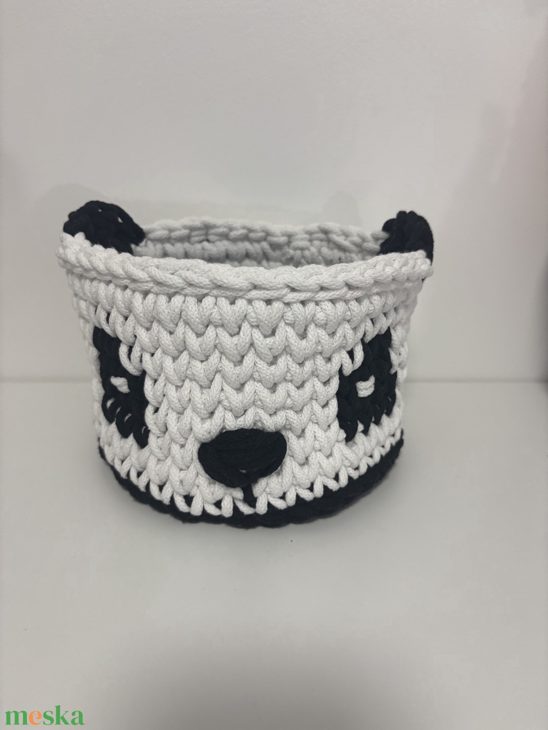 Horgolt panda - diy (csináld magad) - szabásminta, útmutató - horgolási minta - Meska.hu