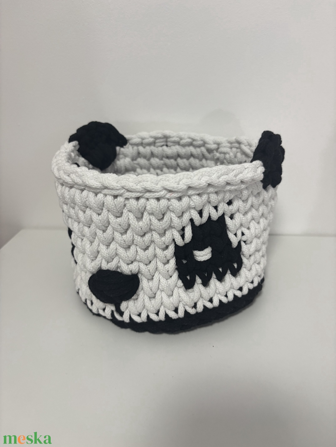 Horgolt panda - diy (csináld magad) - szabásminta, útmutató - horgolási minta - Meska.hu