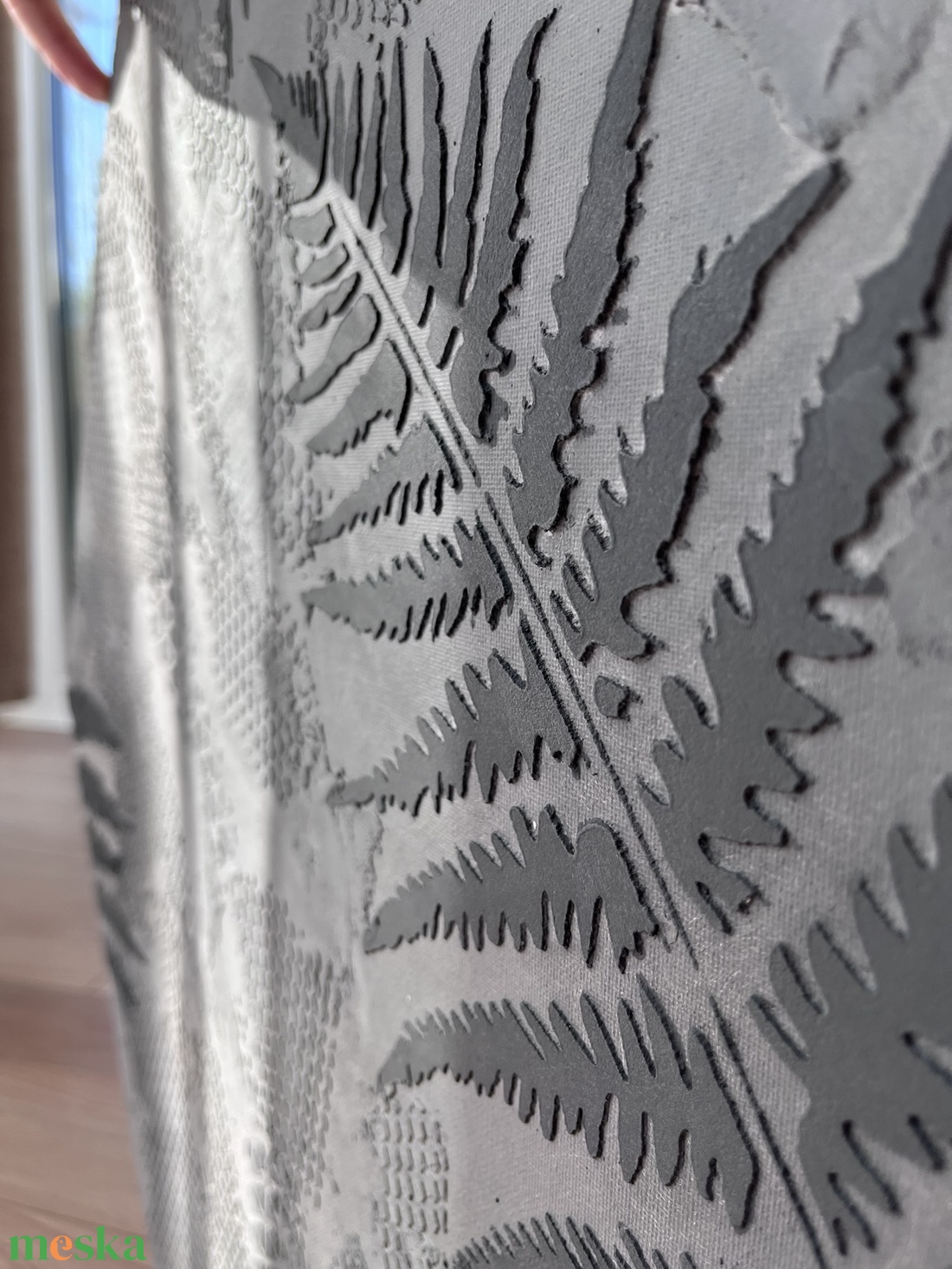 Modern betonhatású hexagon falpanel szett - művészet - festmény - festmény vegyes technika - Meska.hu