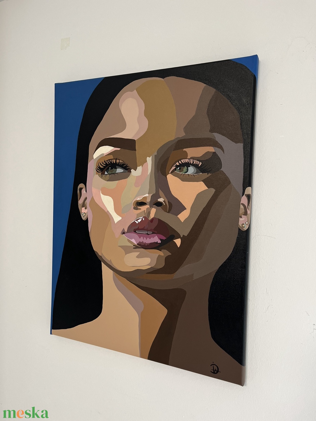 Rihanna - Festmény - művészet - festmény - akril - Meska.hu