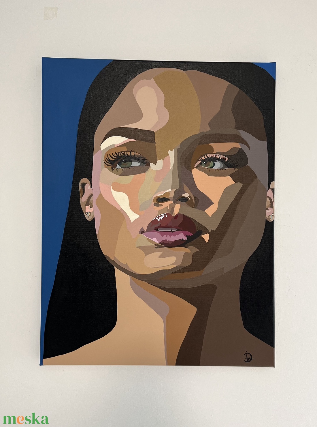 Rihanna - Festmény - művészet - festmény - akril - Meska.hu